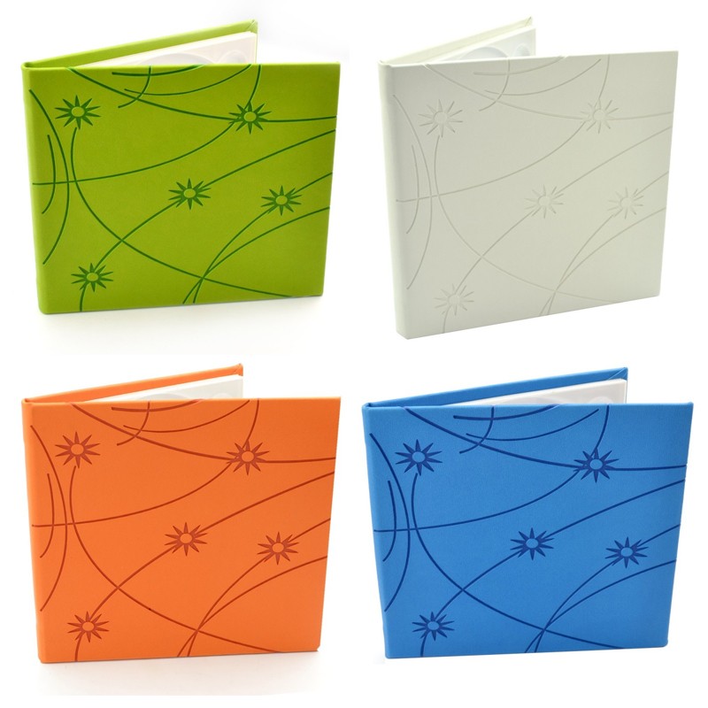 Carcasa CD, DVD din Piele Ecologica, Colorful Portocaliu - imagine 14